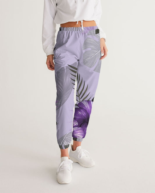 Purple Flower Women's Track Pants