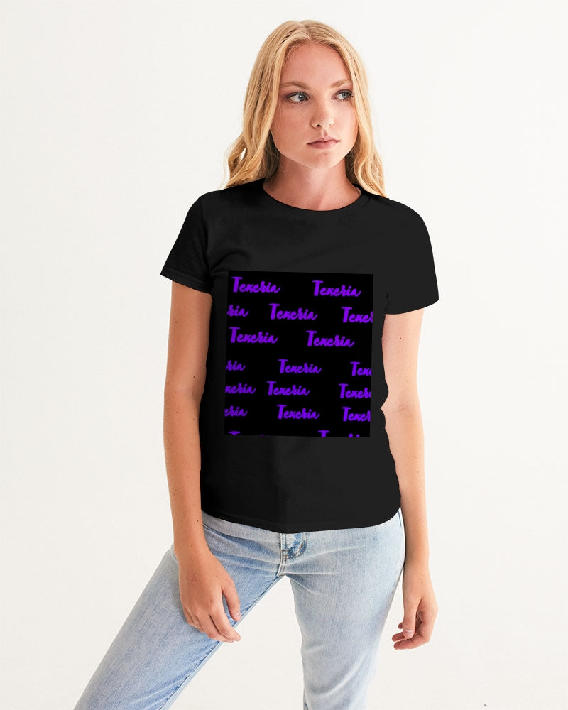 Texeria Monogram purple Women's Graphic Tee