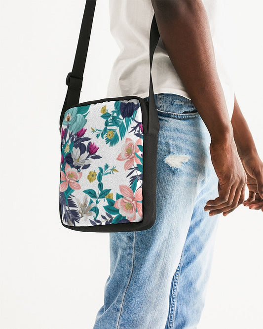 Warm Floral Messenger Pouch