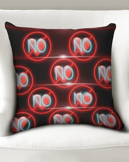 No love 3 Throw Pillow Case 20"x20"