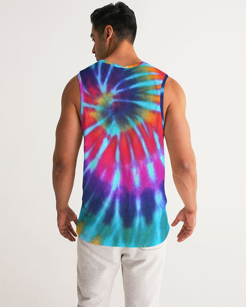 Tye Dye Men's Sports Tank