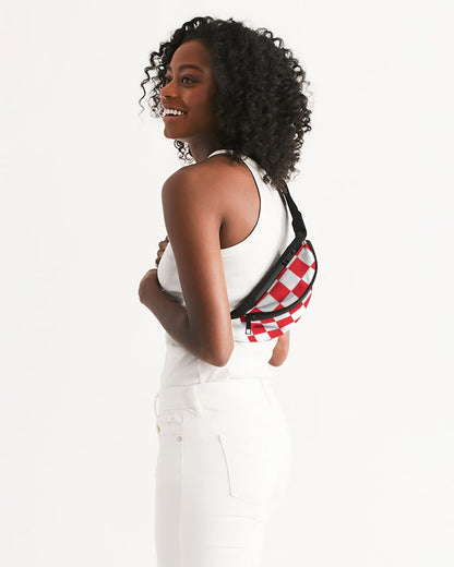 checkered Crossbody Sling Bag