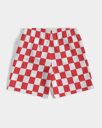 checkered Men's Swim Trunk