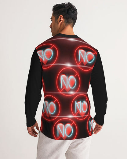 No love 3 Men's Long Sleeve Sports Jersey
