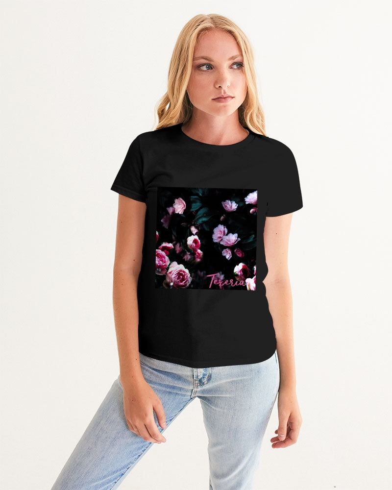 Dark Floral Women's Graphic Tee