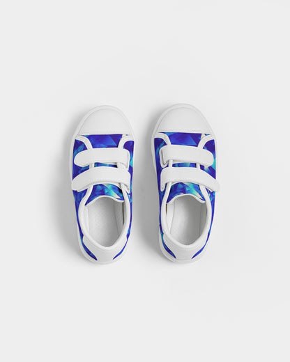 Crystal Blue Kids Velcro Sneaker