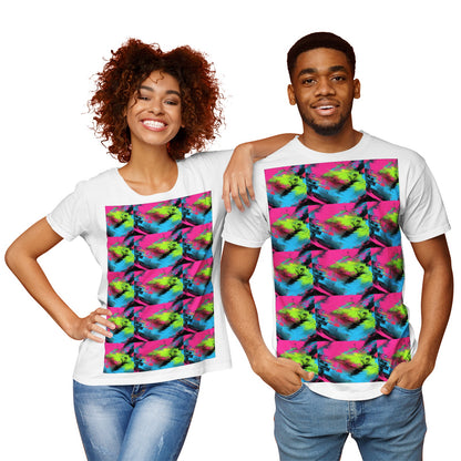 Wet Paint Couple's Short Sleeve Tshirt