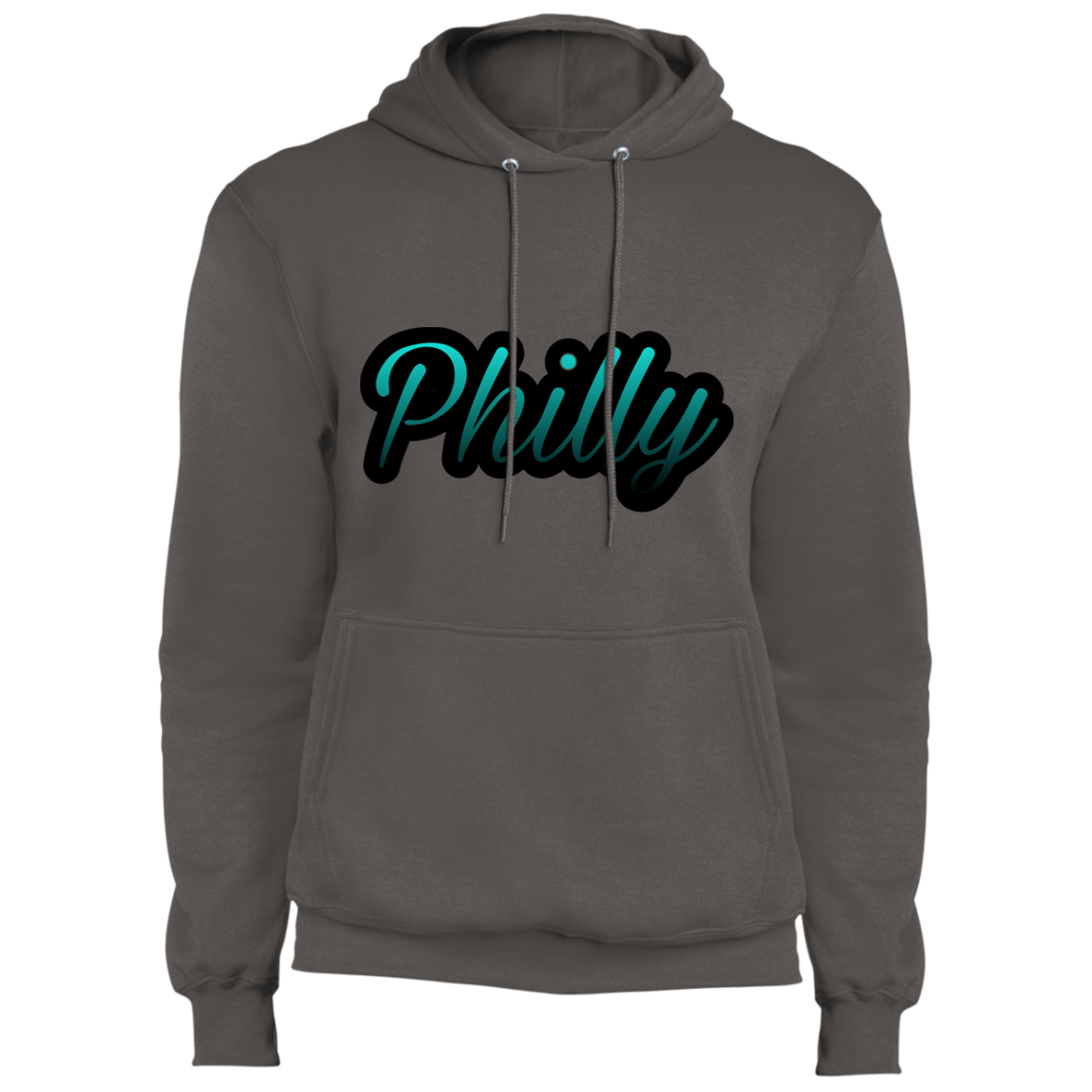 Teal Men's Core Fleece Pullover Hoodie