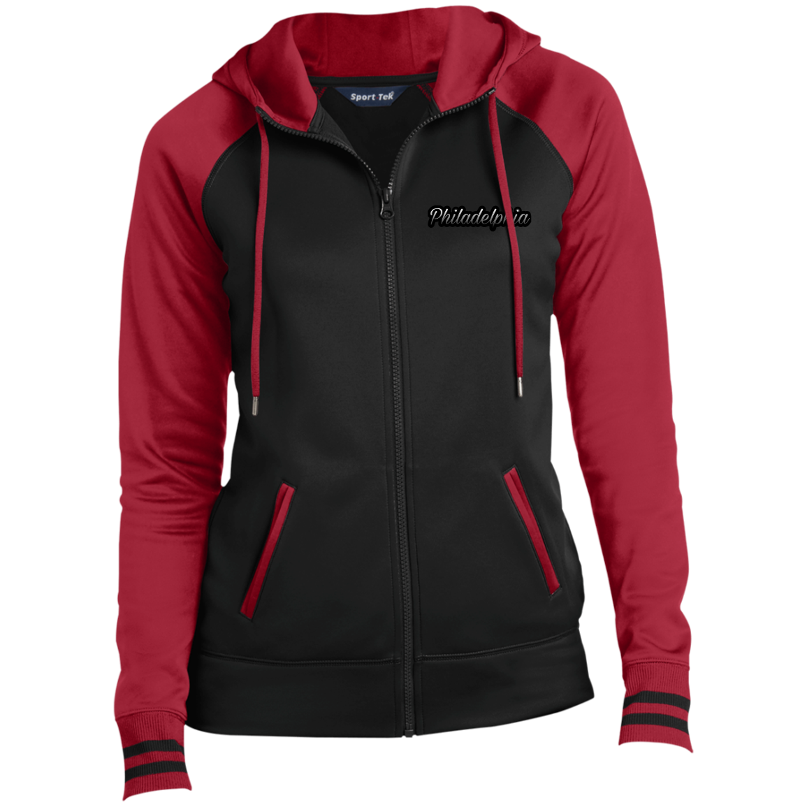 Ombre Philadelphia Ladies' Full-Zip Hooded Jacket
