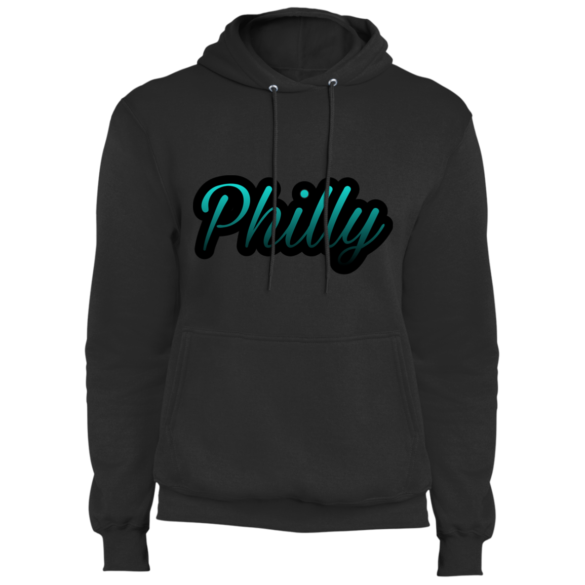 Teal Men's Core Fleece Pullover Hoodie