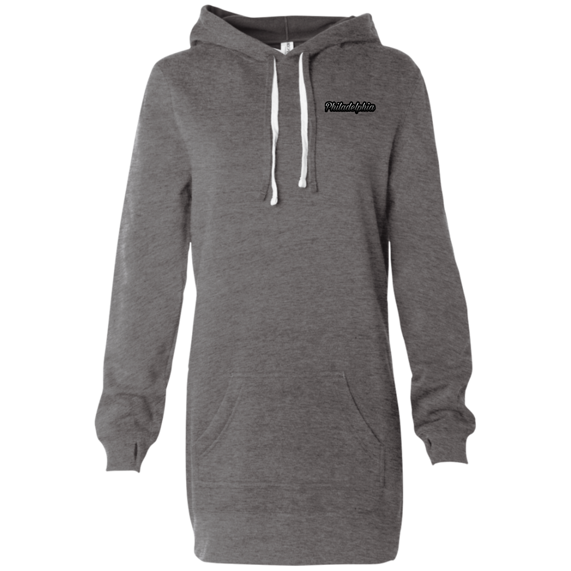 Ombre Philadelphia Women's Hooded Pullover Dress