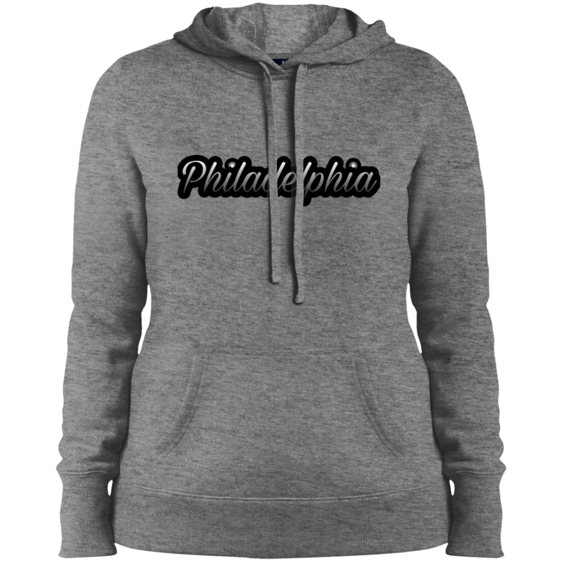 Ombre Philadelphia Ladies' Pullover Hooded Sweatshirt