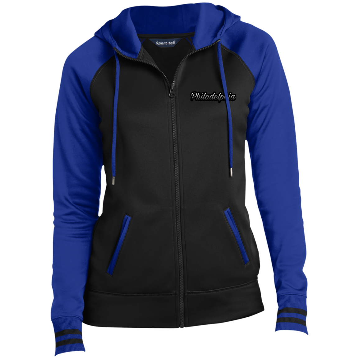 Ombre Philadelphia Ladies' Full-Zip Hooded Jacket