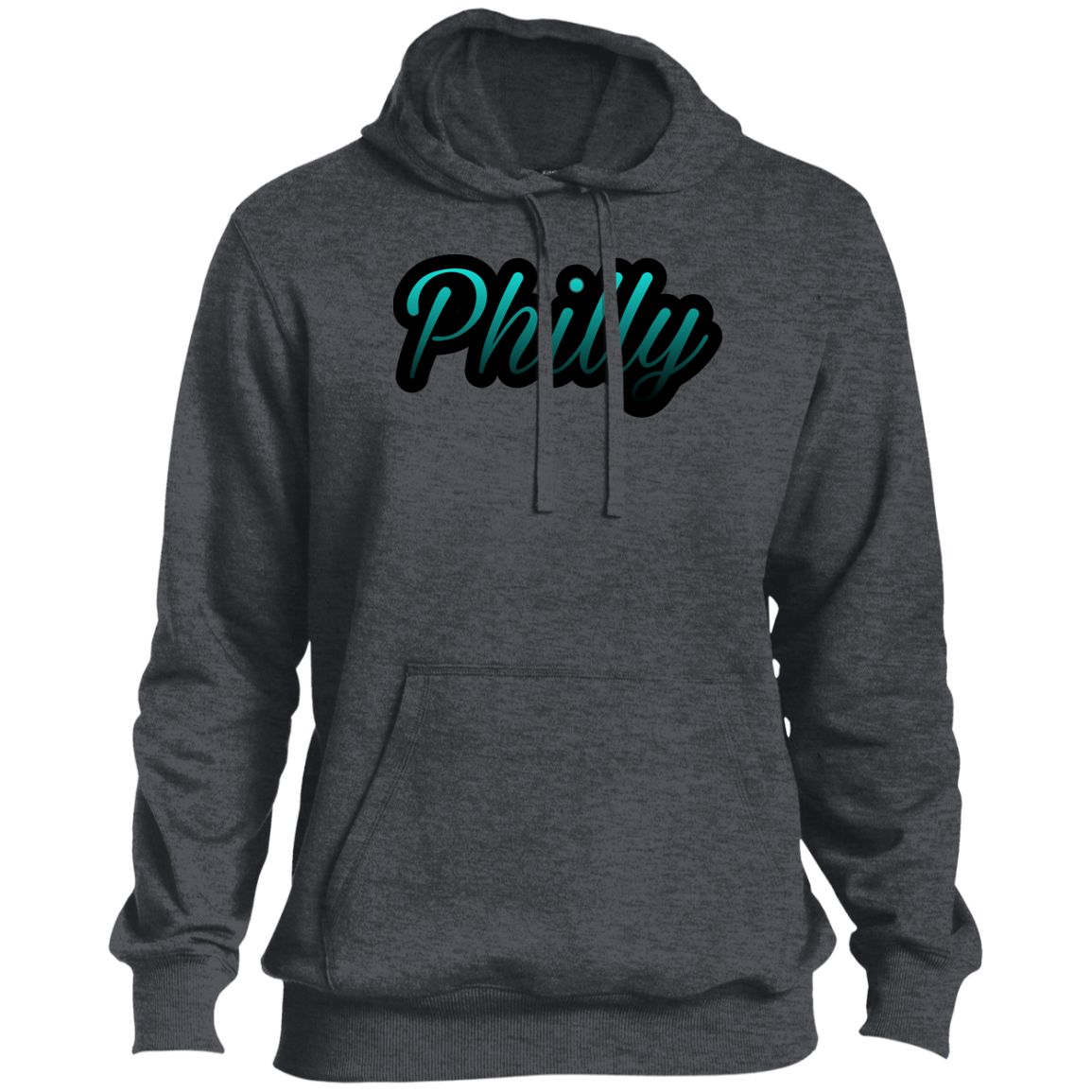 Teal Men's Pullover Hoodie