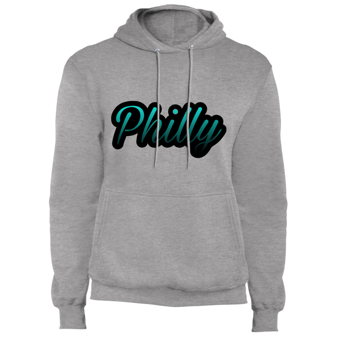 Teal Men's Core Fleece Pullover Hoodie