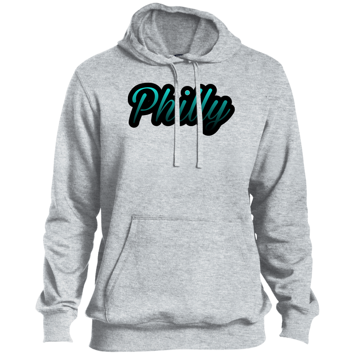 Teal Men's Pullover Hoodie