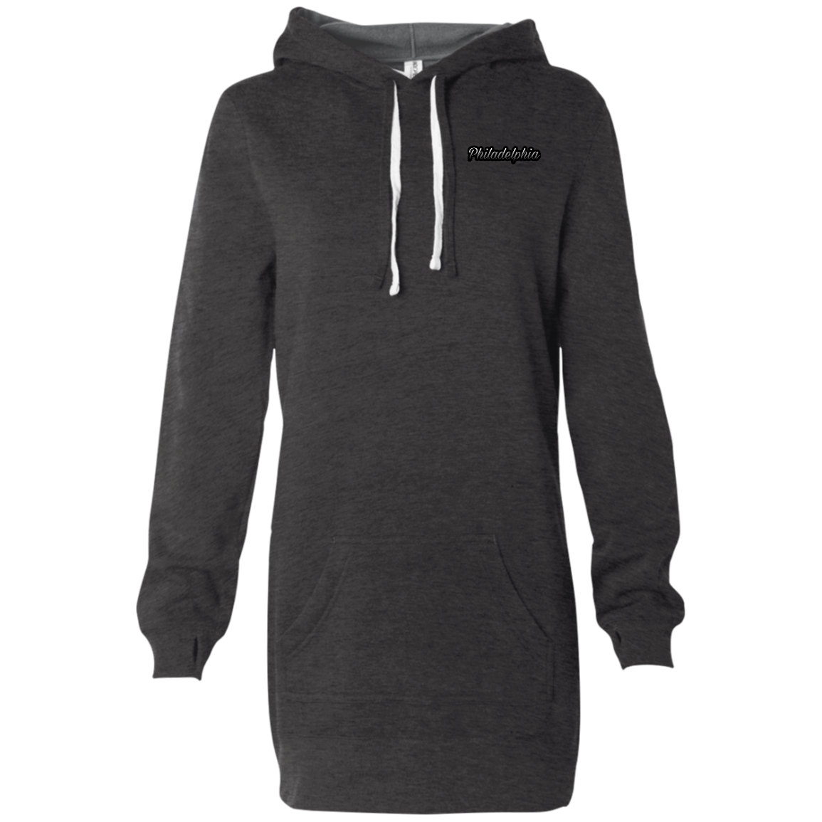 Ombre Philadelphia Women's Hooded Pullover Dress