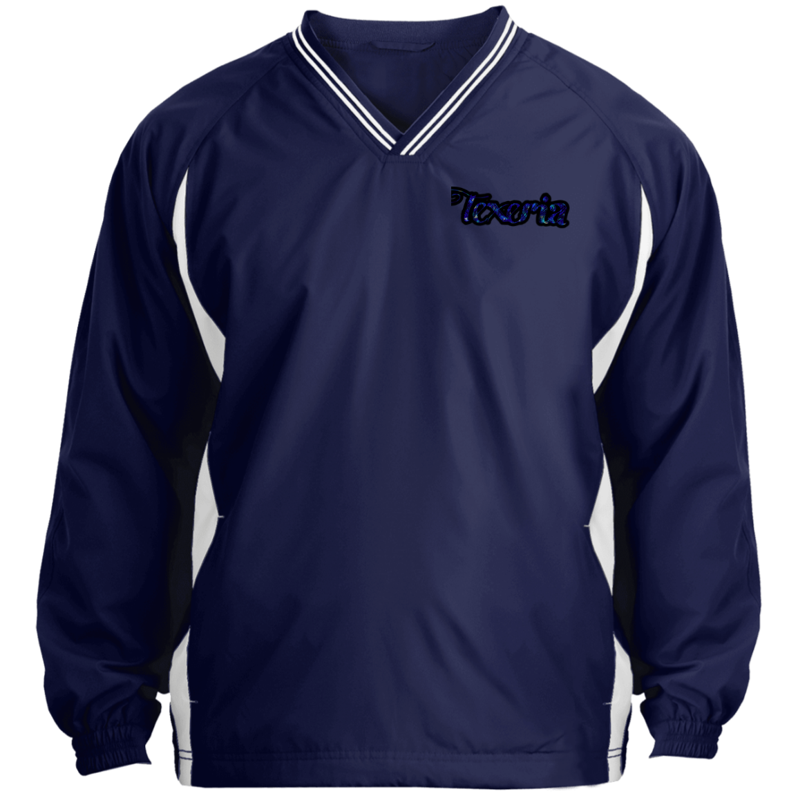 Azul Tipped V-Neck Windshirt