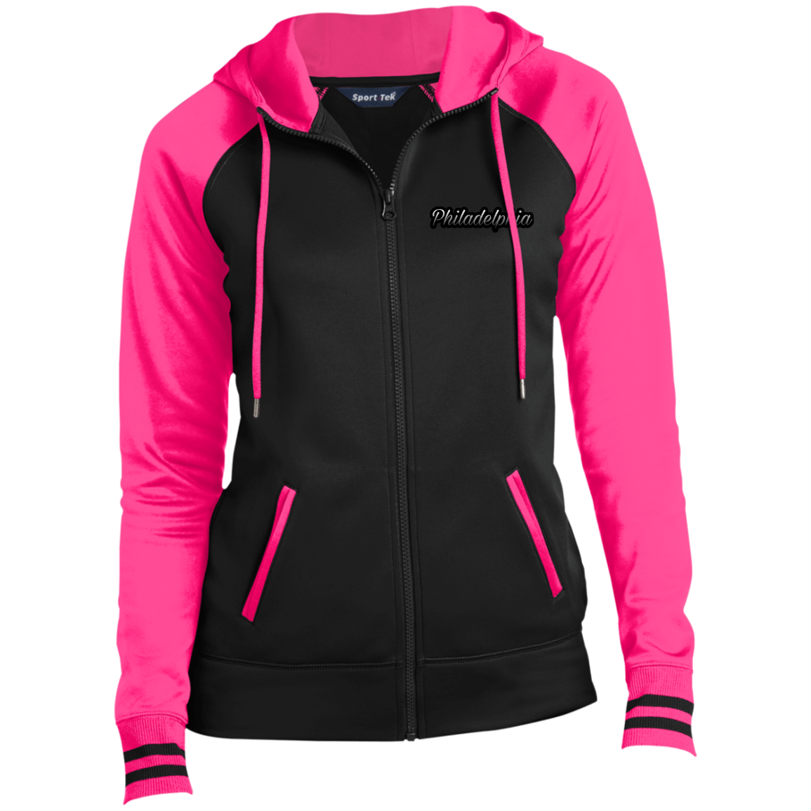 Ombre Philadelphia Ladies' Full-Zip Hooded Jacket