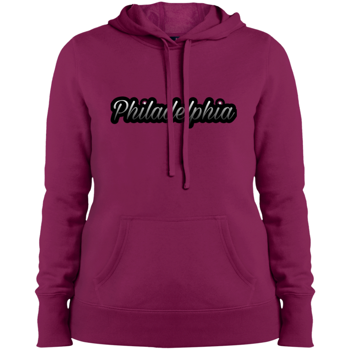 Ombre Philadelphia Ladies' Pullover Hooded Sweatshirt