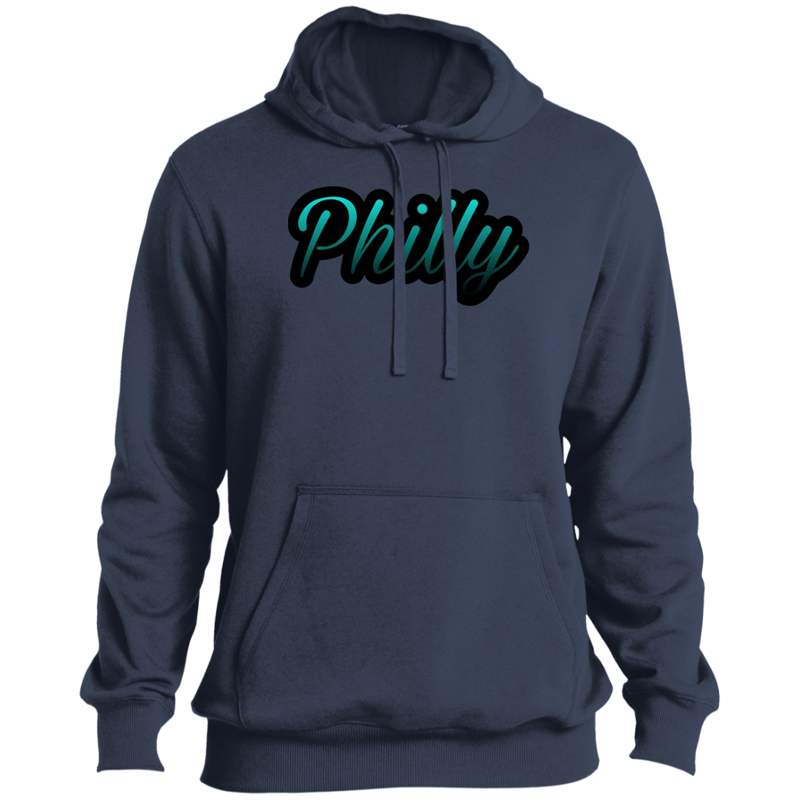 Teal Men's Pullover Hoodie