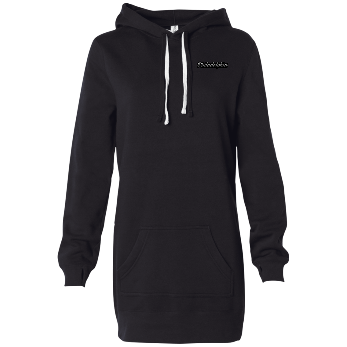 Ombre Philadelphia Women's Hooded Pullover Dress