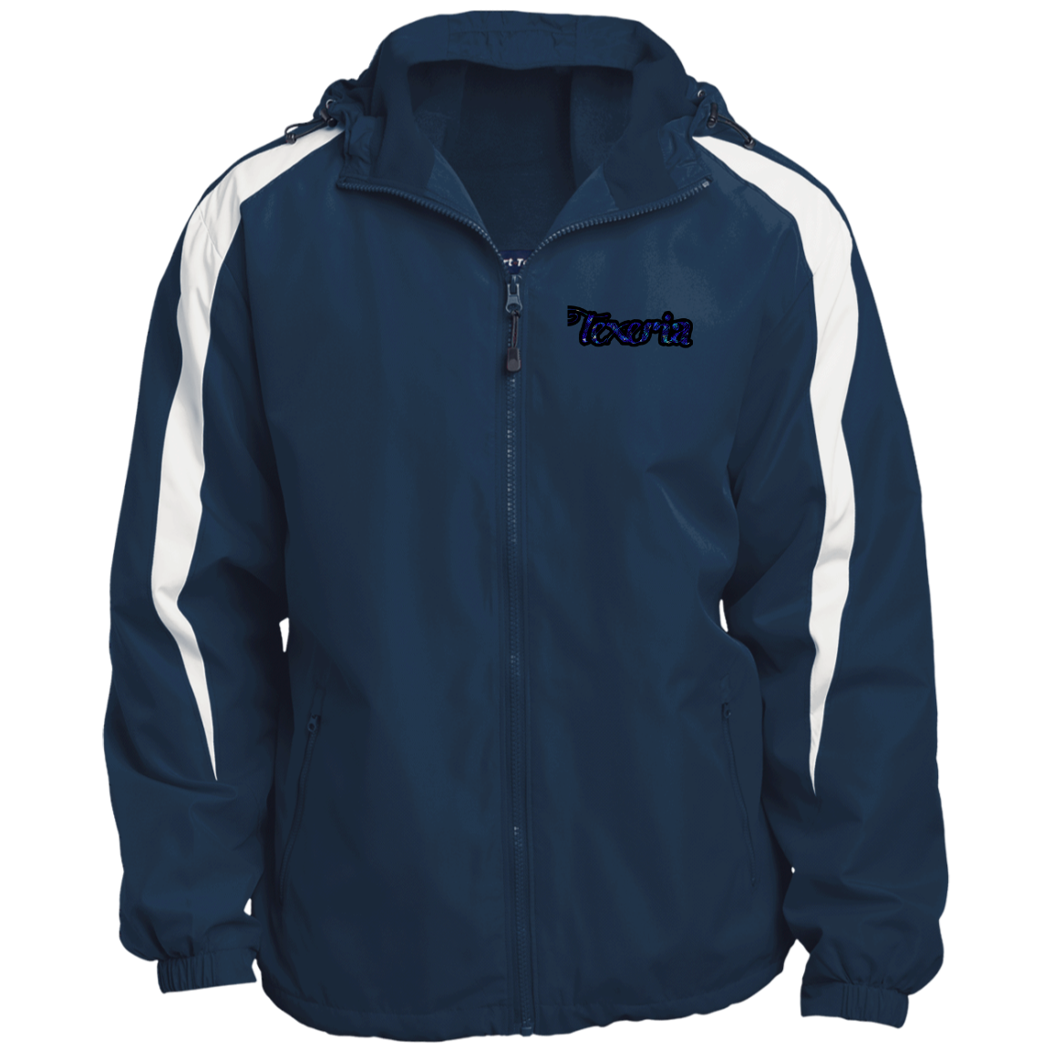 Azul  Fleece Lined Colorblocked Hooded Jacket