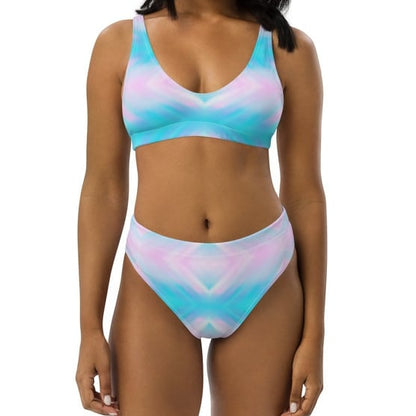 Cotton Candy K2 high-waisted bikini