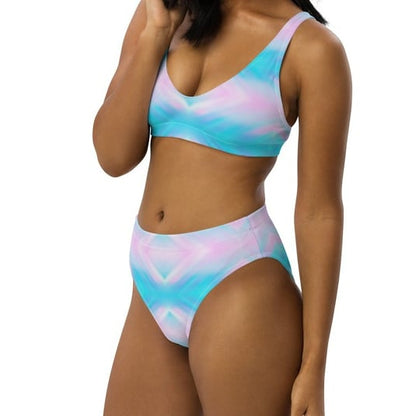 Cotton Candy K2 high-waisted bikini