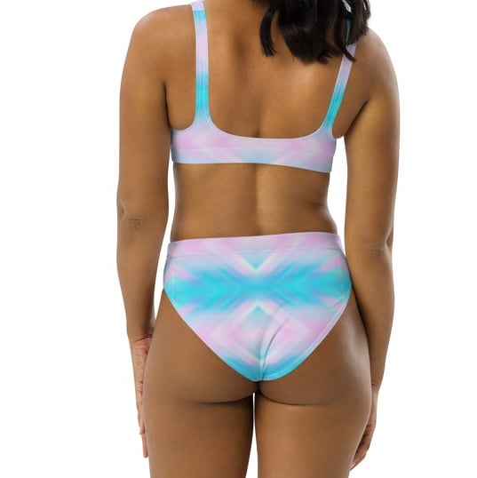 Cotton Candy K2 high-waisted bikini
