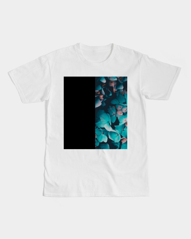 Teal Floral Men's Graphic Tee