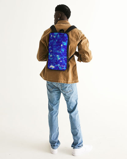 Crystal Blue Slim Tech Backpack