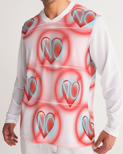 No love 2 Men's Long Sleeve Sports Jersey