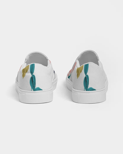 Warm Floral Women's Slip-On Canvas Shoe