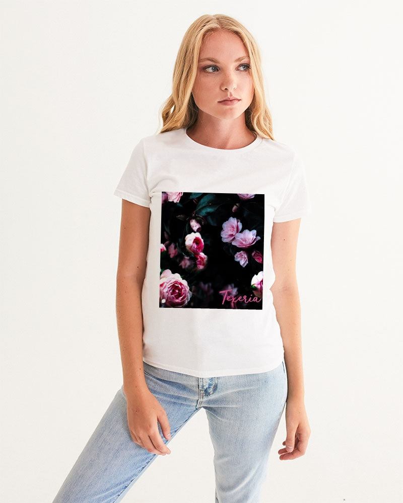 Dark Floral Women's Graphic Tee