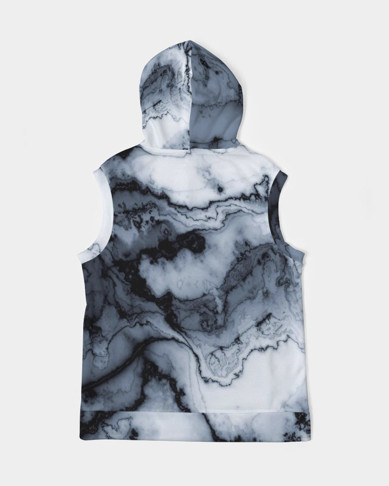 Marble Men's Premium Heavyweight Sleeveless Hoodie