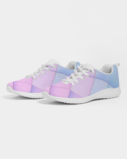 Pastel diamonds Women's Athletic Shoe