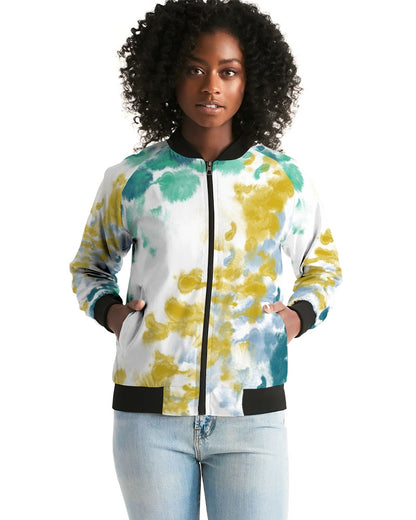 Watercolor Women's Bomber Jacket