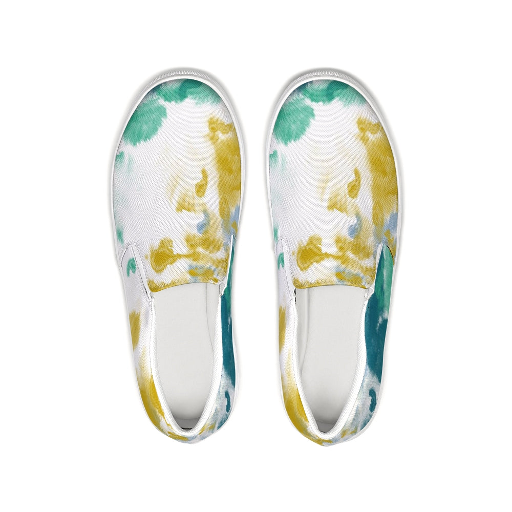 Watercolor Slip-On Canvas Shoe