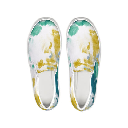 Watercolor Slip-On Canvas Shoe
