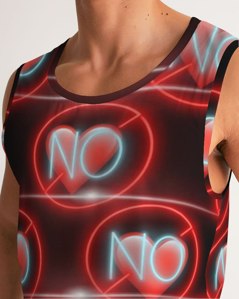 No love 3 Men's Sports Tank