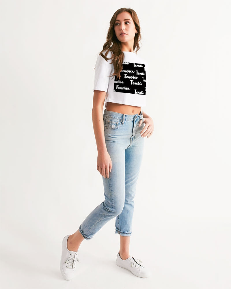 Texeria Monogram Women's Cropped Tee