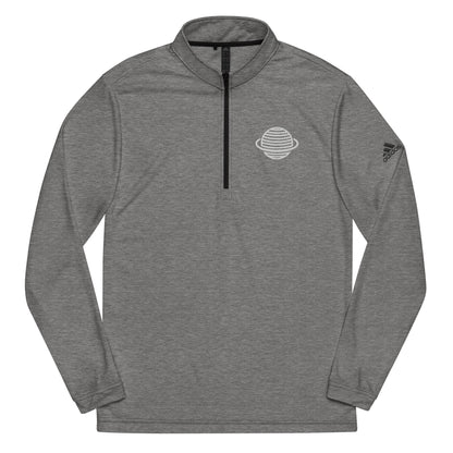 Saturn Quarter zip pullover (White)