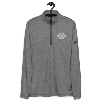 Saturn Quarter zip pullover (White)