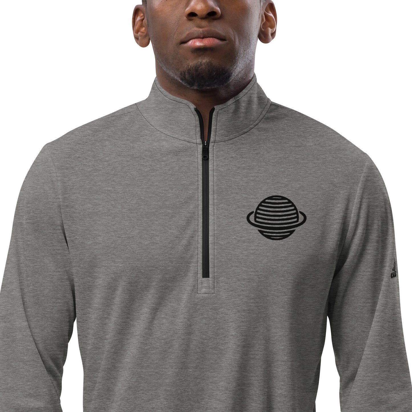 Saturn Quarter zip pullover (Black)