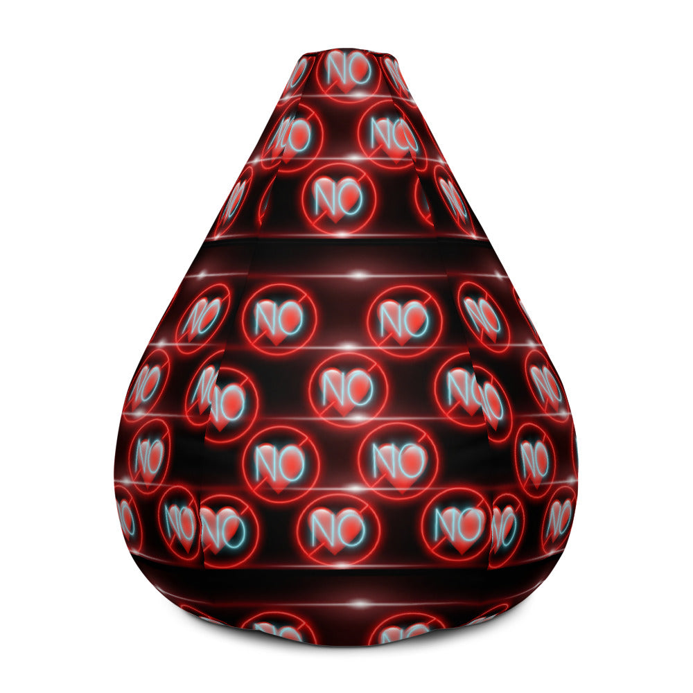 No Love 3 Bean Bag Chair Cover