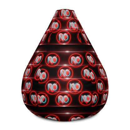 No Love 3 Bean Bag Chair Cover