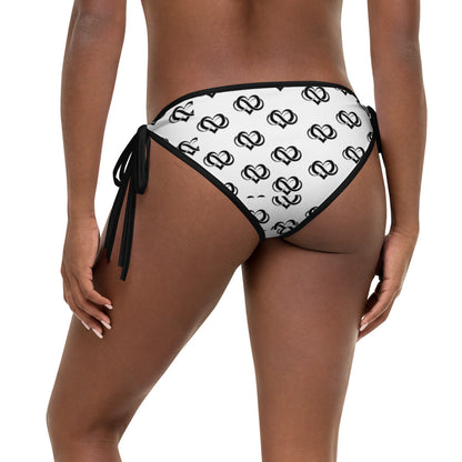 Poly Love White Bikini Bottom