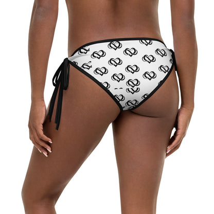 Poly Love White Bikini Bottom