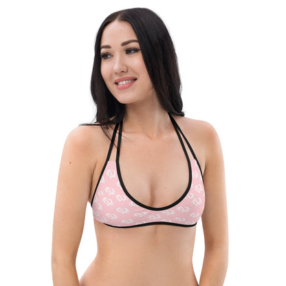 Poly Love Pink Bikini Top